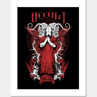 holy goat skull Posters and Art